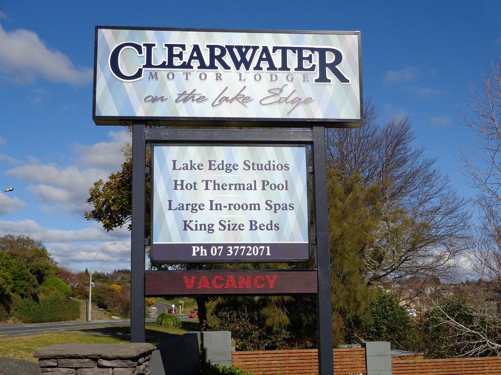Clearwater Motor Lodge Taupo Kültér fotó